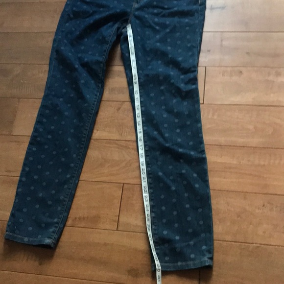 Ann Taylor loft 6 jeans, polka dot NWOT - Picture 10 of 10